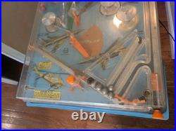 Rare Vintage 1960s Marx Interceptor Pinball Machine With Legs WORKS