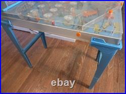 Rare Vintage 1960s Marx Interceptor Pinball Machine With Legs WORKS