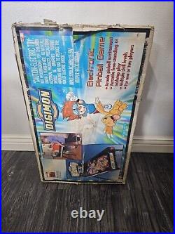 Rare Vintage Digimon Arcade Pinball Machine w Original Box