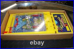 Rare Vintage NINJA TURTLES Tabletop Pinball Machine TMNT 1990s Helm Toys
