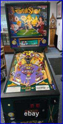 Refurbished Capcom Breakshot Pinball Machine Pool Themed
