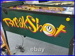 Refurbished Capcom Breakshot Pinball Machine Pool Themed