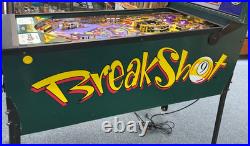 Refurbished Capcom Breakshot Pinball Machine Pool Themed
