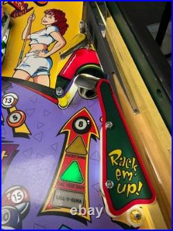 Refurbished Capcom Breakshot Pinball Machine Pool Themed