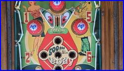 Refurbished Dragonette Woodrail Pinball Machine (Gottlieb) 1954