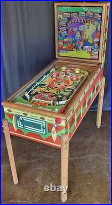 Refurbished Dragonette Woodrail Pinball Machine (Gottlieb) 1954