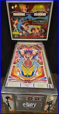 Refurbished Hollywood Pinball Machine (Chicago Coin) 1976 Refurbished Hollywood Pinball Machine (Chicago Coin) 1976
