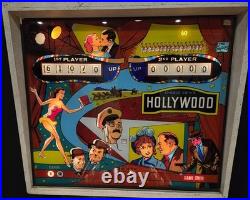 Refurbished Hollywood Pinball Machine (Chicago Coin) 1976 Refurbished Hollywood Pinball Machine (Chicago Coin) 1976