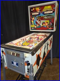 Refurbished Hollywood Pinball Machine (Chicago Coin) 1976 Refurbished Hollywood Pinball Machine (Chicago Coin) 1976