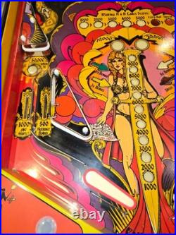 Refurbished Mata Hari Pinball Machine (Bally) 1978