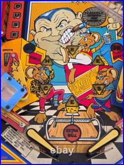 Refurbished Mousin' Around! Pinball Machine (Bally) 1989
