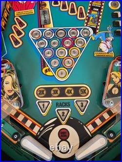 Refurbished Pool Sharks Pinball Machine (Bally) 1990