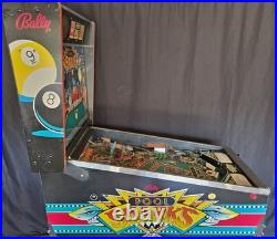 Refurbished Pool Sharks Pinball Machine (Bally) 1990