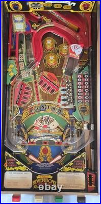 Refurbished Riverboat Gambler Pinball Machine (Williams) 1990