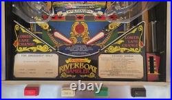 Refurbished Riverboat Gambler Pinball Machine (Williams) 1990