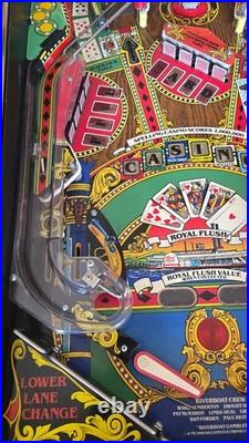 Refurbished Riverboat Gambler Pinball Machine (Williams) 1990