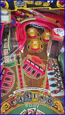 Refurbished Riverboat Gambler Pinball Machine (Williams) 1990
