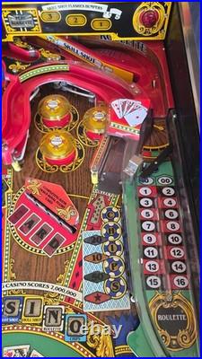 Refurbished Riverboat Gambler Pinball Machine (Williams) 1990