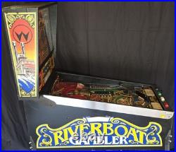 Refurbished Riverboat Gambler Pinball Machine (Williams) 1990
