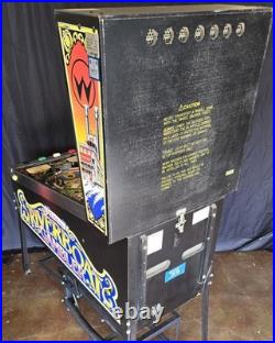 Refurbished Riverboat Gambler Pinball Machine (Williams) 1990
