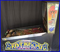 Refurbished Riverboat Gambler Pinball Machine (Williams) 1990