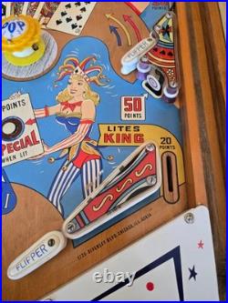 Refurbished Royal Flash Pinball Machine (Chicago Coin) 1964