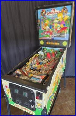 Refurbished The Simpsons Pinball Machine (Data East) 1990