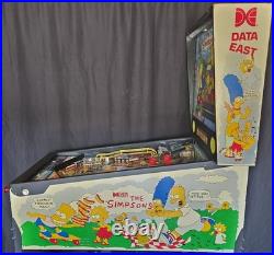 Refurbished The Simpsons Pinball Machine (Data East) 1990