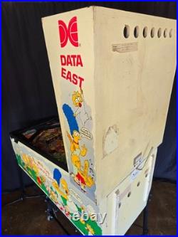 Refurbished The Simpsons Pinball Machine (Data East) 1990