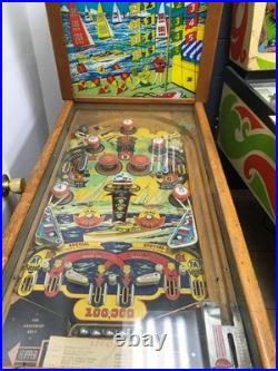 Regatta pinball by Williams partially working project from 1955 Regatta pinball by Williams partially working project from 1955