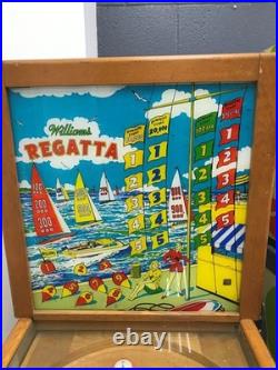 Regatta pinball by Williams partially working project from 1955