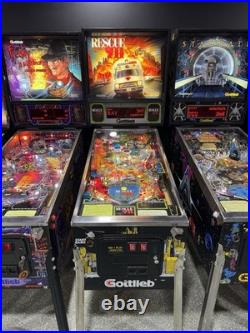 Rescue 911 Pinball Machine Gottlieb 1994 LEDS Free Ship Orange County Pinballs