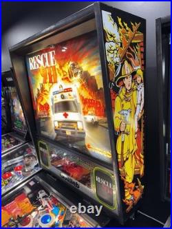 Rescue 911 Pinball Machine Gottlieb 1994 LEDS Free Ship Orange County Pinballs
