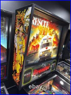 Rescue 911 Pinball Machine Gottlieb 1994 LEDS Free Ship Orange County Pinballs