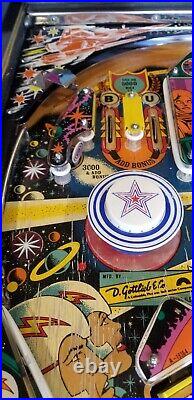 Restored Buck Rogers Pinball Machine (Gottlieb) 1980