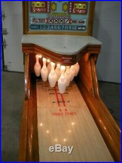 Restored Chicago Coin Bowling League Ball Bowler Absolutely Beautiful