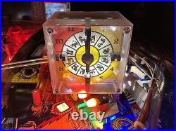 Restored Twilight Zone Pinball Machine Bally LEDs, Color DMD Mods Home Shipping