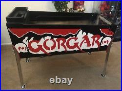 Restored Williams Gorgar pinball machine