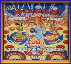 Restored Wizard! Pinball Machine (Bally) 1975