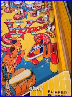 Restored Wizard! Pinball Machine (Bally) 1975