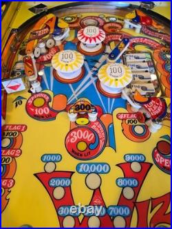 Restored Wizard! Pinball Machine (Bally) 1975