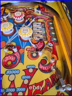 Restored Wizard! Pinball Machine (Bally) 1975
