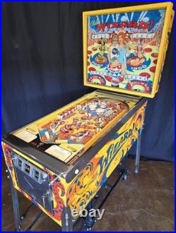 Restored Wizard! Pinball Machine (Bally) 1975