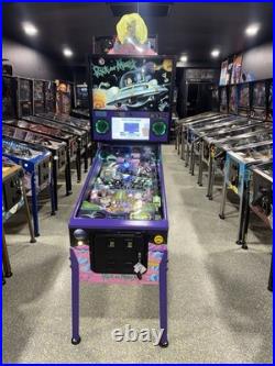 Rick and Morty Pinball Machine Spooky Orange County Pinballs FREE SHIPPING