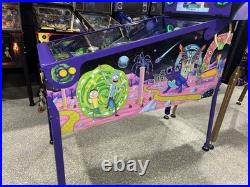 Rick and Morty Pinball Machine Spooky Orange County Pinballs FREE SHIPPING