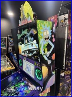 Rick and Morty Pinball Machine Spooky Orange County Pinballs FREE SHIPPING