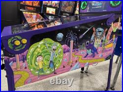 Rick and Morty Pinball Machine Spooky Orange County Pinballs FREE SHIPPING