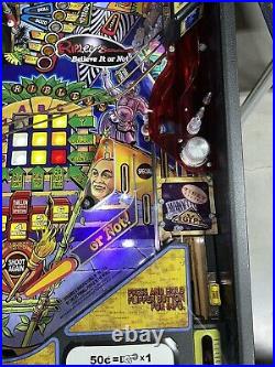 Ripleys Believe It Or Not Pinball Machine Stern LEDs Free Shipping