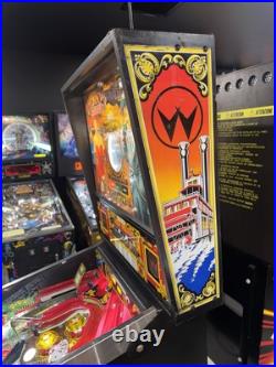 Riverboat Gambler Pinball Williams 1990 LEDS Free Ship Orange County Pinballs Riverboat Gambler Pinball Williams 1990 LEDS Free Ship Orange County Pinballs