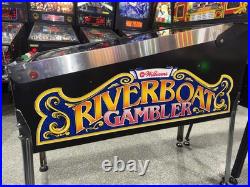 Riverboat Gambler Pinball Williams 1990 LEDS Free Ship Orange County Pinballs Riverboat Gambler Pinball Williams 1990 LEDS Free Ship Orange County Pinballs